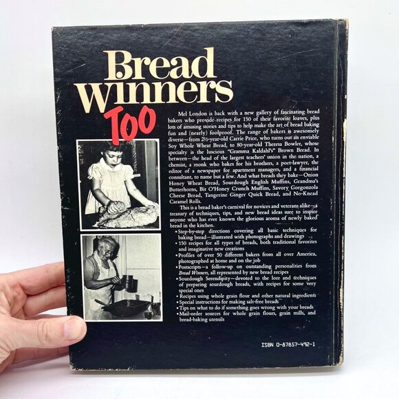 Bread Winners The Second Rising Cookbook 1984 Mel London Vintage Bread Recipes - Picture 8 of 9